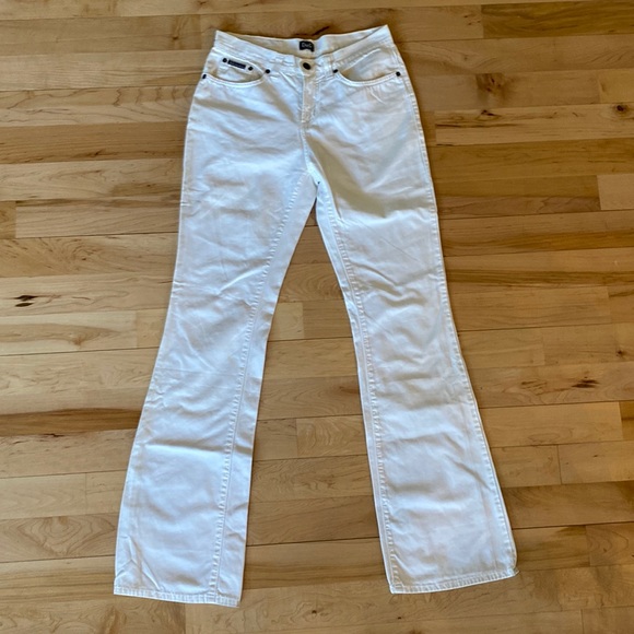 Dolce & Gabbana white flare wide leg jeans - Picture 2 of 6